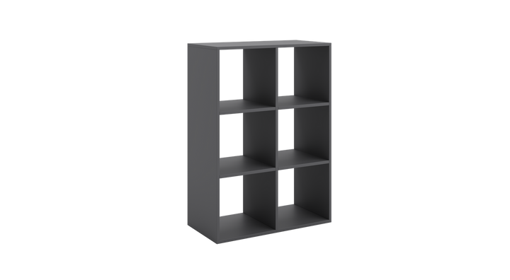 Loni bogreol 2x3 grå