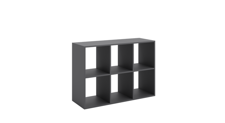 Loni bogreol 2x3 grå