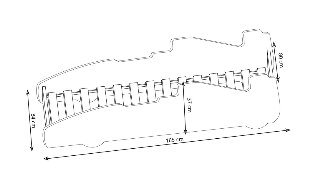 FORMULA børneseng 160 x 80 cm