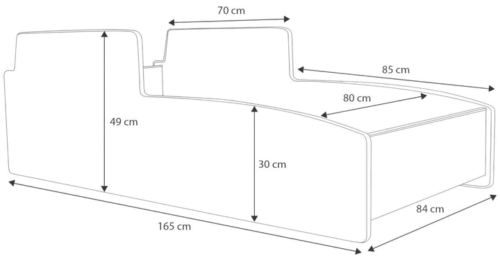 Lad til biltraktor 160x80 + stel