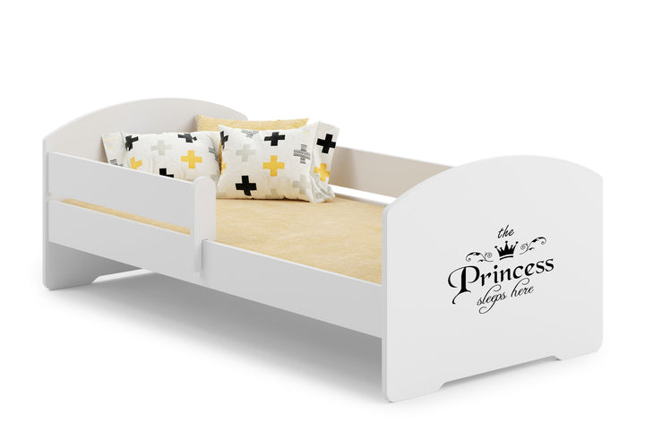 LUK børneseng 160x80 med gelænder - Princess