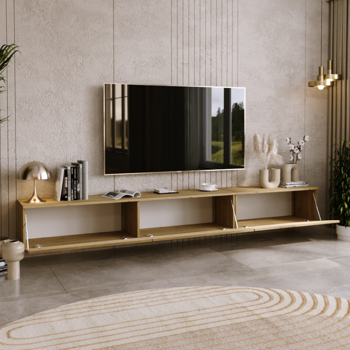 RTV-skab Nicole 160 cm - farve Artisan Oak