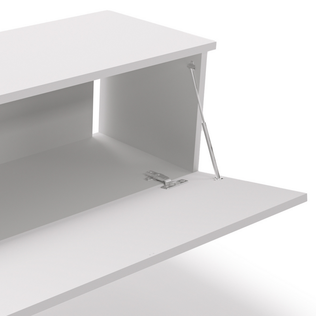 RTV-skab Nicole 160 cm - farve hvid