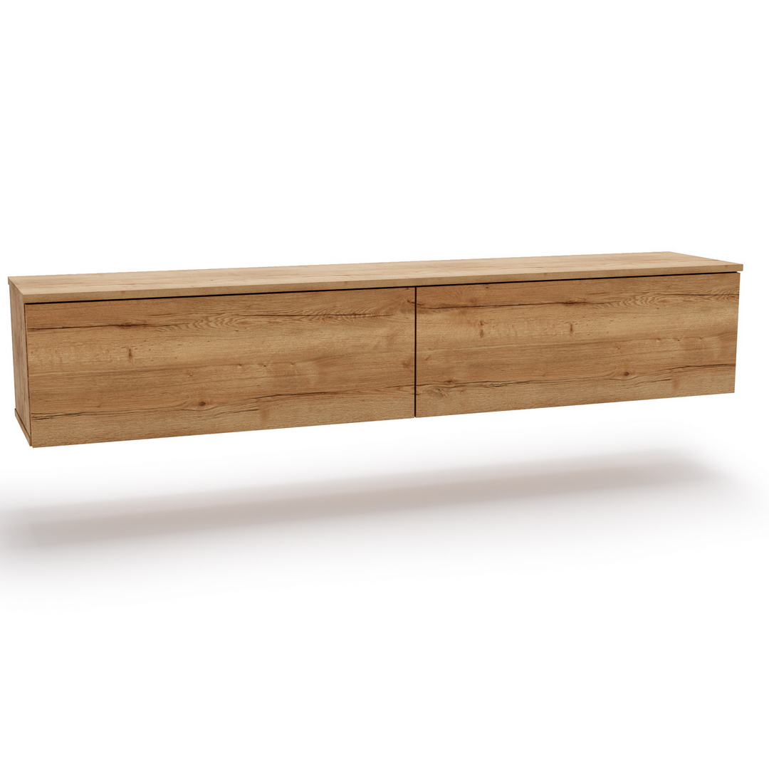 RTV-skab Nicole 160 cm - farve Oak Craft