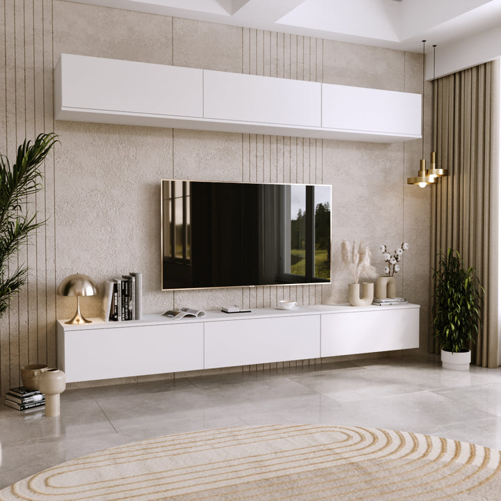 RTV-skab Nicole 80 cm - farve hvid