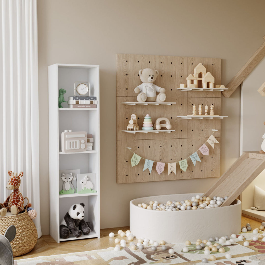 Reol LONI 160x40 cm - farve hvid