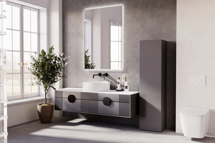 Massiv reol LONI 160x40 cm - farve hvid