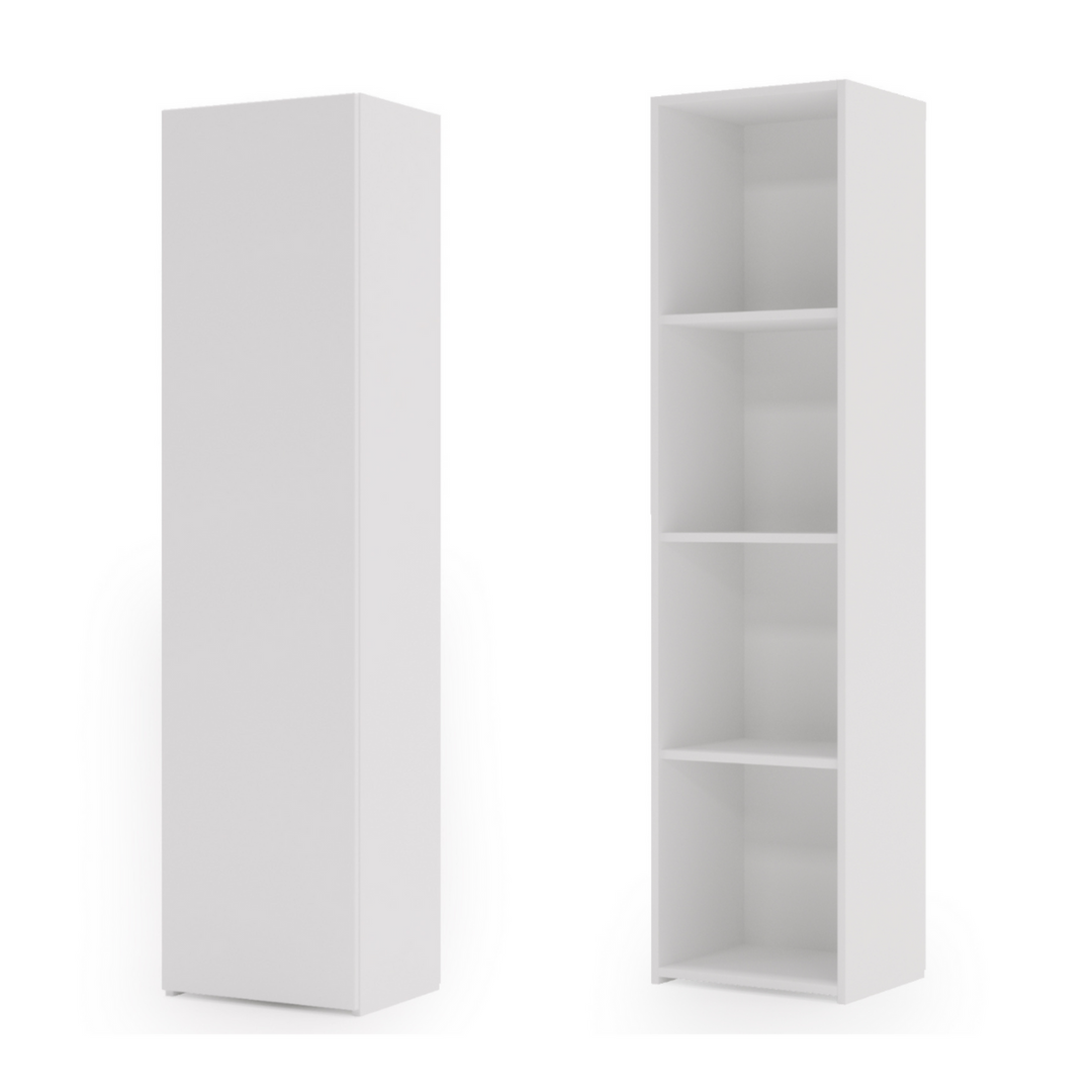 Massiv reol LONI 160x40 cm - farve hvid