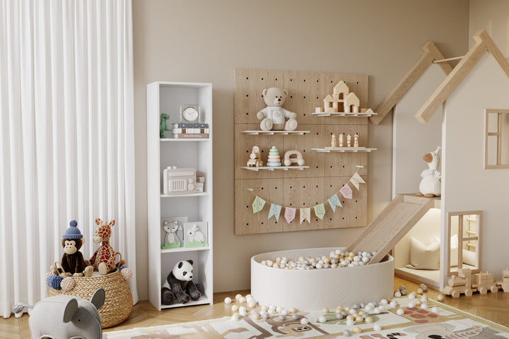 Massiv reol LONI 160x40 cm - farve hvid