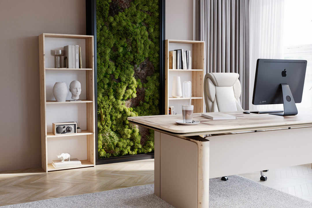 Bogreol LONI 160x60 cm - farve Artisan Oak