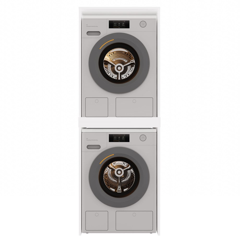 Badeværelsesskab / søjleskab til vaskemaskine / tørretumbler, Højde: 180 cm Bredde: 64 cm Dybde: 64 cm