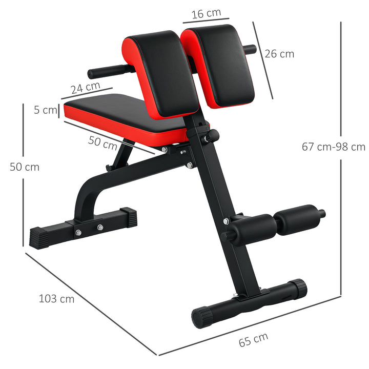 Vægtbænk, multifunktionel træningsbænk, foldbar fitnessbænk, bæreevne op til 120 kg, stål, sort