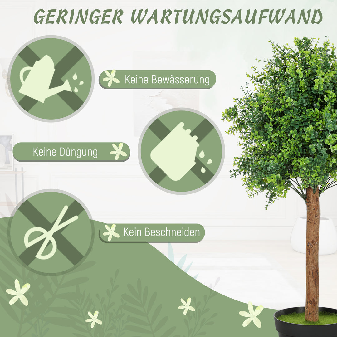 Kunstig buksbom 90cm kunstig plante, plastik kunstige planter i potte til stue