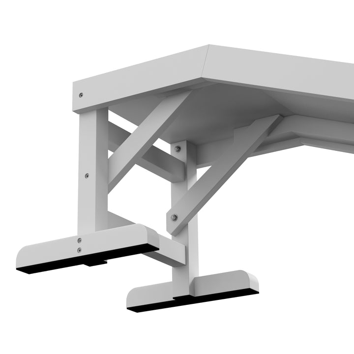 Dyrerampe med skridsikkert tæppe 125 x 40 x 35,5 cm fyrretræ