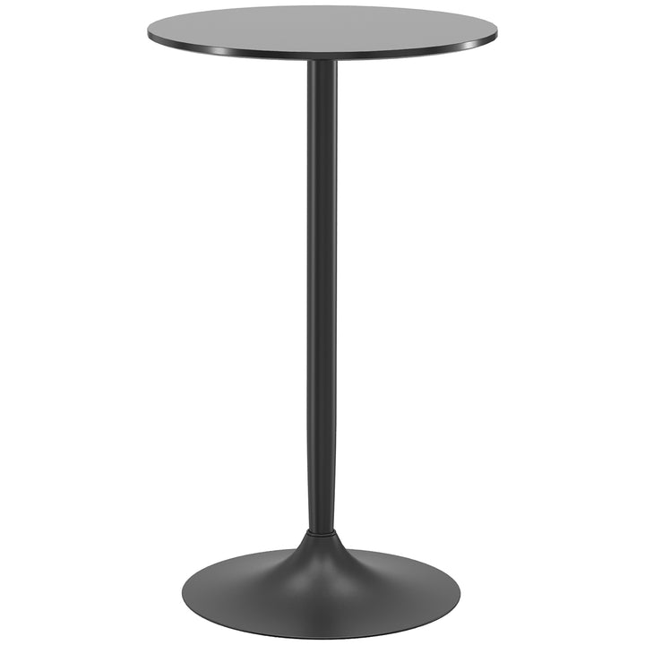 Barbord, ståbord, bord til 2 personer, 60 x 60 x 102 cm, sort
