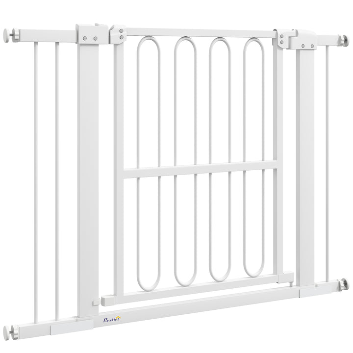 Hundesikkerhedsgitter, 76-104 cm spærregitter uden boring, trappegitter
