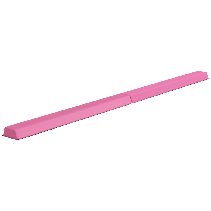 Balancebom 2,4 m, foldbar, skridsikker bund, til 3+ år, op til 80 kg, lys rød