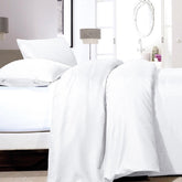 Satin Point sengesæt, hvid, 140 x 220 cm