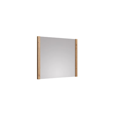 Vægspejl DAKOTA mat hvid / eg, 78x4xH68 cm