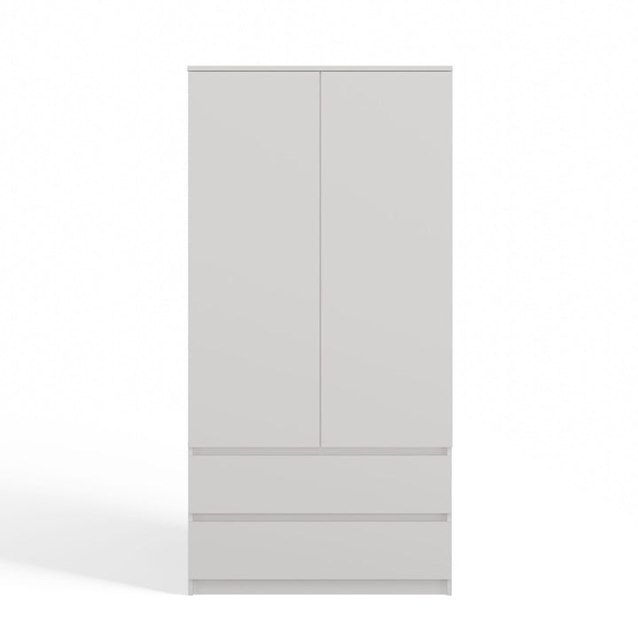 Klædeskab til soveværelset, Dybde: 50 cm Højde: 180 cm Bredde: 90 cm, hvid
