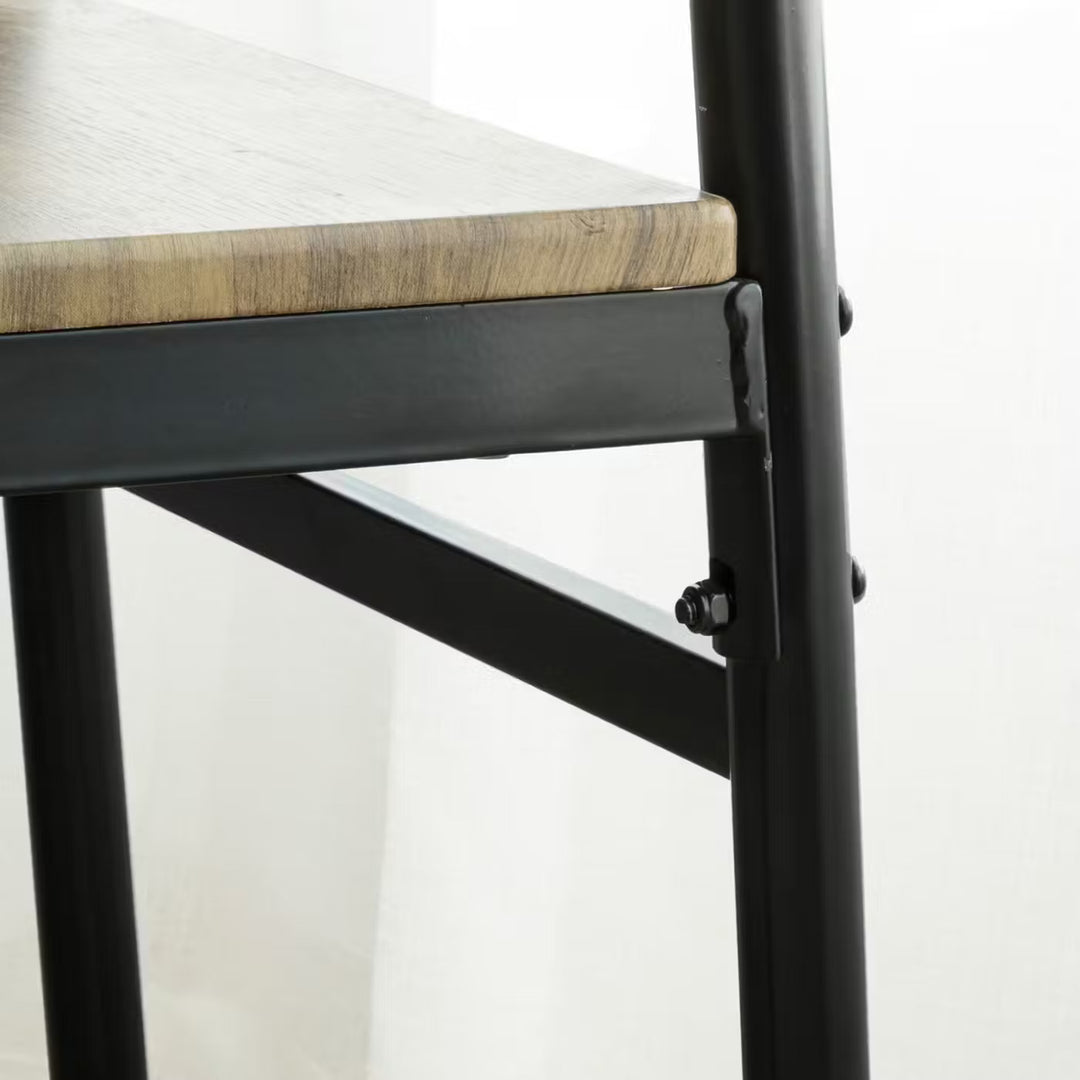 Spisebordsstole i industriel stil, 4 styks i pakken