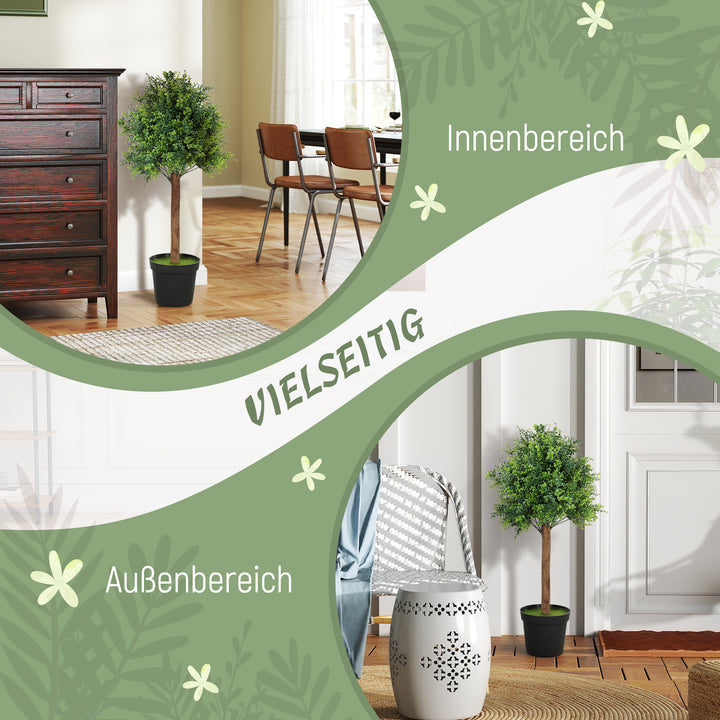 Kunstig buksbom 90cm kunstig plante, plastik kunstige planter i potte til stue