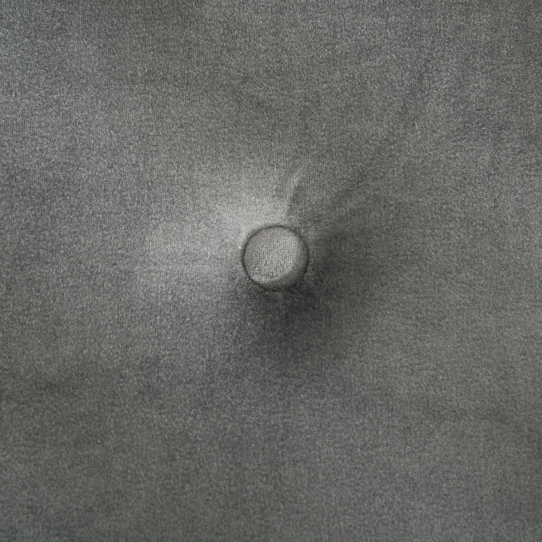 Sovesofa afslappende sofa, inkl. 2 puder, fløjlslook, 130 x 78 x 79 cm, grå