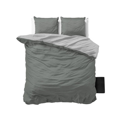 Twin Face sengesæt, grå/antracit 240x220