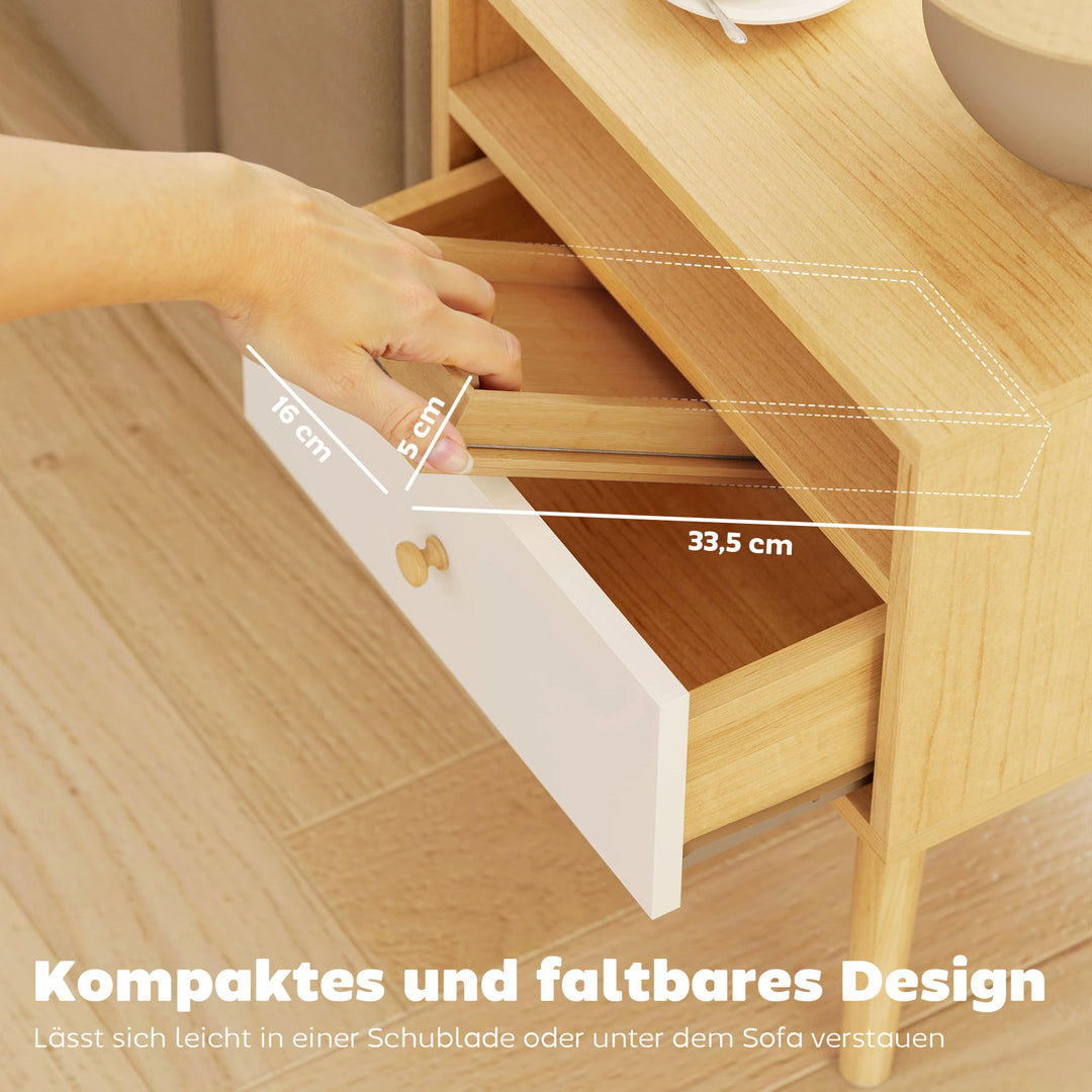 Armlænsbakke til sofaer, til drikkevarer, snacks, fjernbetjening, bambustræ