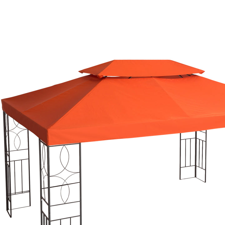 Udskiftningstag til havepavilloner 3x4m polyester kaffe