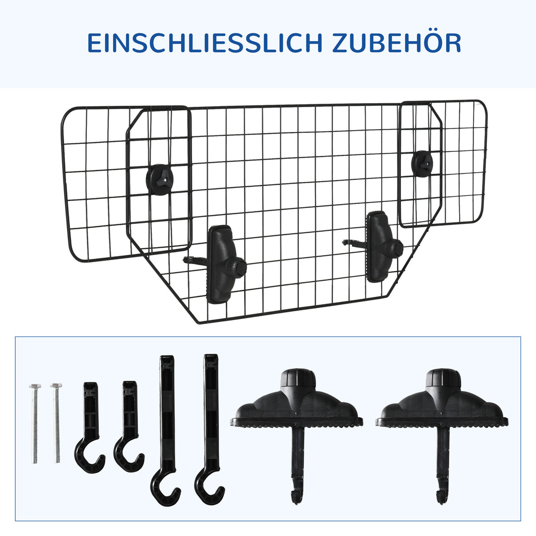 Hundebeskytter bil universal bagagerumsbeskytter 90-120 cm justerbar metal