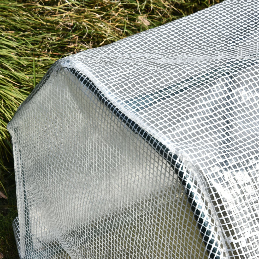 Minidrivhus, vejrbestandigt, let at transportere, 99 cm x 71 cm x 60 cm, polytunnel, grøn