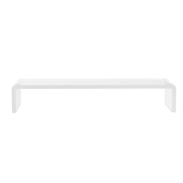 Skærmstativ til bærbar computer notebook pc ergonomisk akryl transparent 53 x 19 x 9 cm
