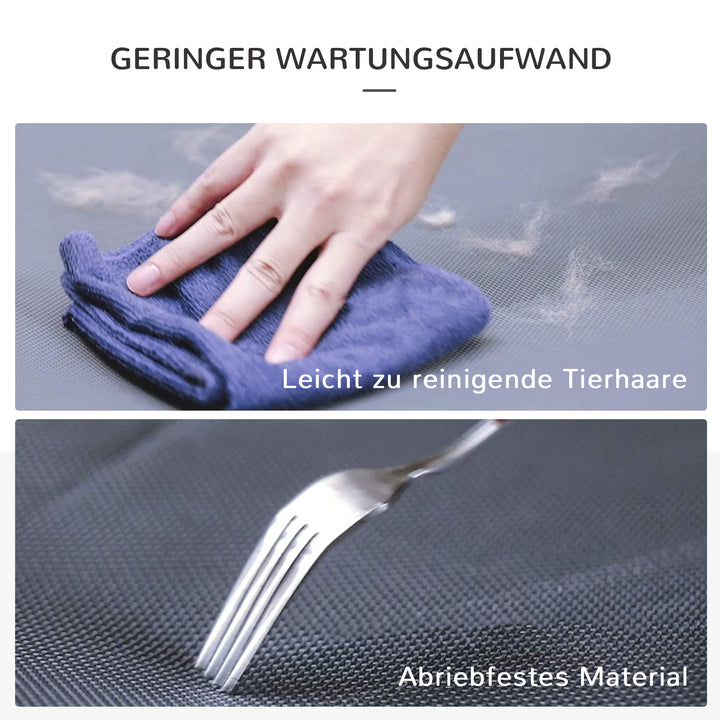 Udendørs hundeseng, foldbar, hævet hundeseng til små hunde, kølende kæledyrsseng med stålramme, kæledyrsseng til udendørs camping, 59 x 46 x 15 cm, grå