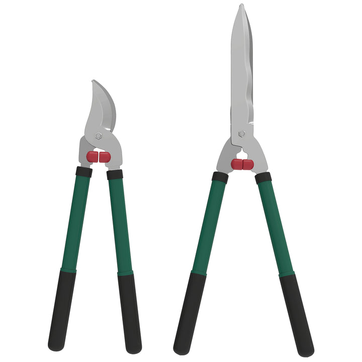 Havesakssæt 2-delt klingelængde 40 cm beskæresaks med non-stick belagte metalklinger