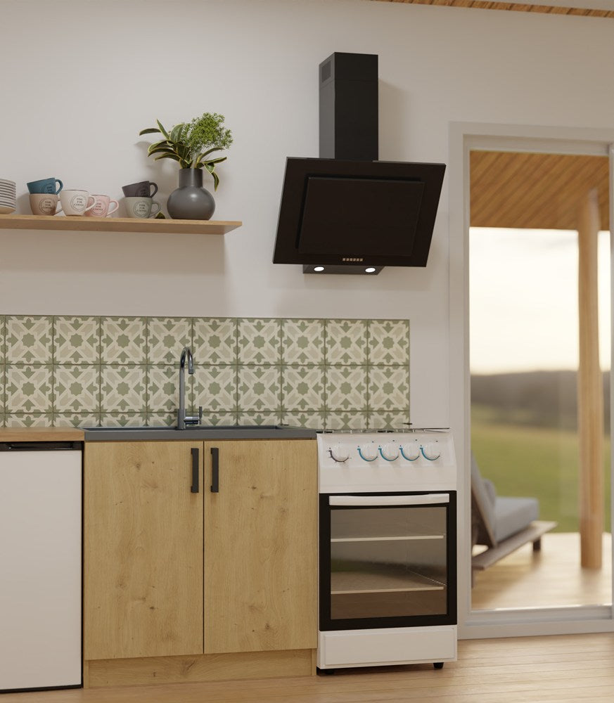 Underskab til vask, Bredde: 80 cm Dybde: 45,5 cm Højde: 82 cm, naturfarvet