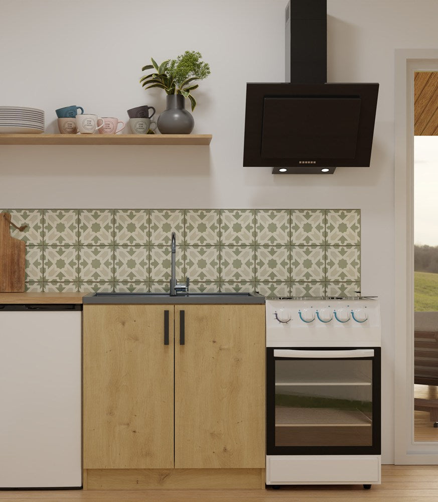 Underskab til vask, Bredde: 80 cm Dybde: 45,5 cm Højde: 82 cm, naturfarvet