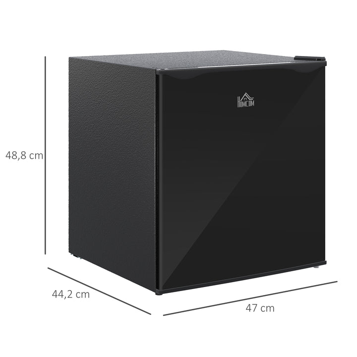Minifryser 35 l fryseboks elektrisk fritstående 45 w minifryser minikøleskab 41db -14 til -24℃ 5-trins temperaturkontrol 47 x 44,2 x 48,8 cm sort