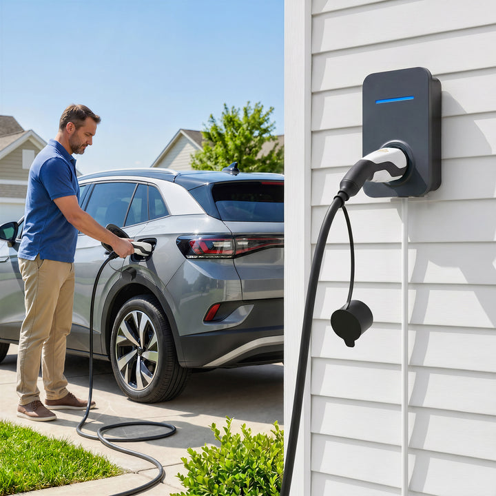 Type 2 EV-ladekabel 11 kW 16 A Mode 3, til wallbox IP65-ladestation