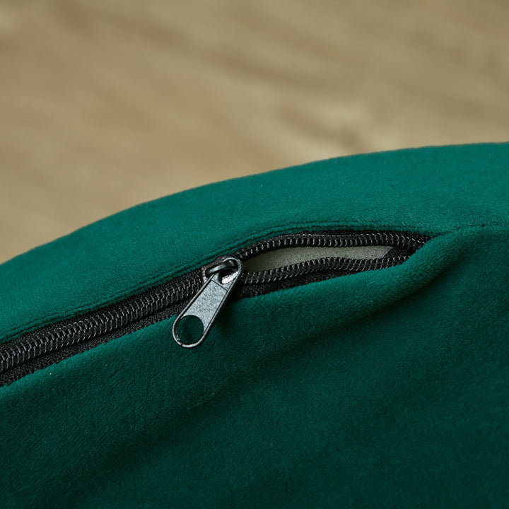 Hundesofa, vaskbart betræk, kæledyrssofa med ryglæn og træben, kattesofa, til små hunde under 4,5 kg, grøn