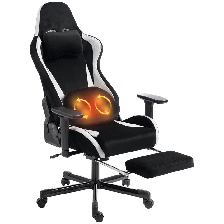 Gamingstol Ergonomisk gamingstol med æltemassage og varme