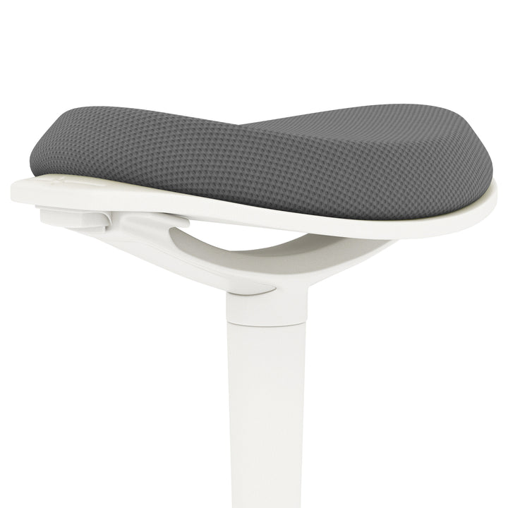 Gyngestol, ergonomisk, højdejusterbar, op til 120 kg, 42,5 x 35,5 x 56,5-71,5 cm, grå