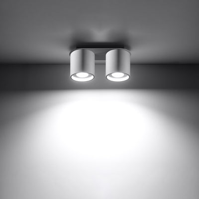 Loftslampe ORBIS 2 hvid