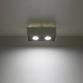 Loftslampe MONO 2 hvid