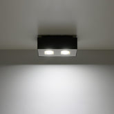 Loftslampe MONO 2 sort