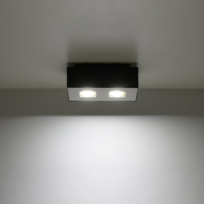 Loftslampe MONO 2 sort