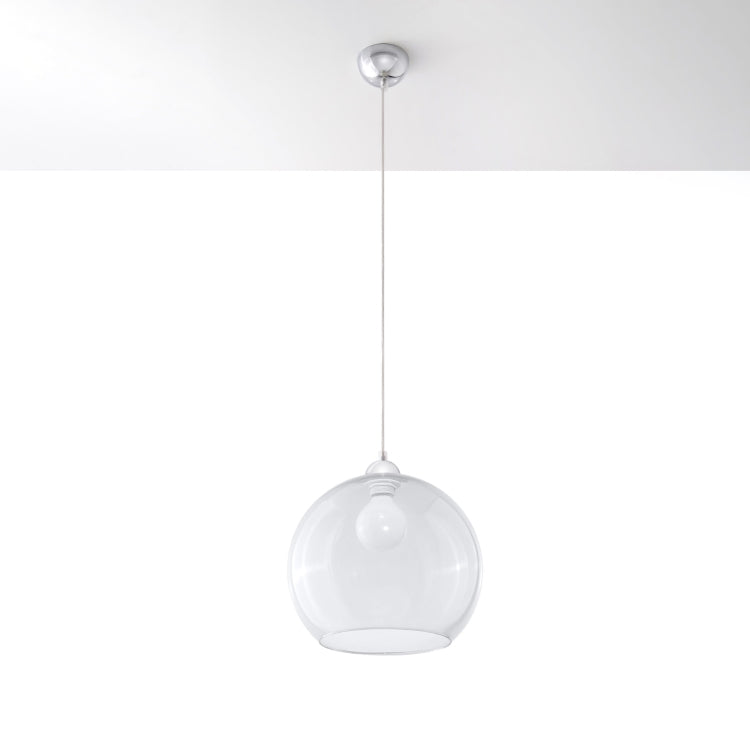 Vedhæng lampe BALL gennemsigtig