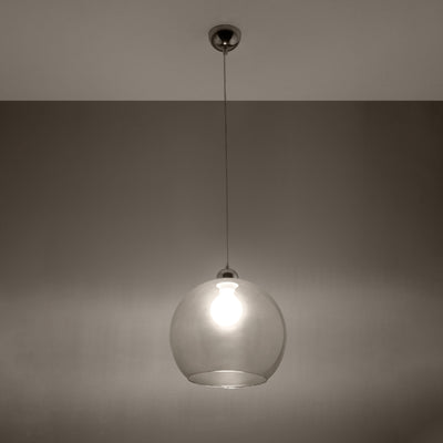 Vedhæng lampe BALL gennemsigtig