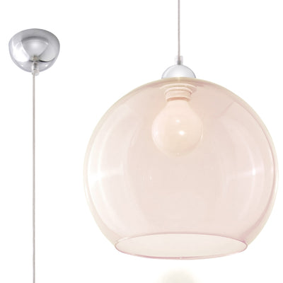 Vedhæng lampe BALL champagne