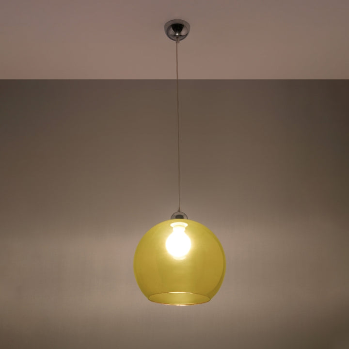 Vedhæng lampe BALL gul